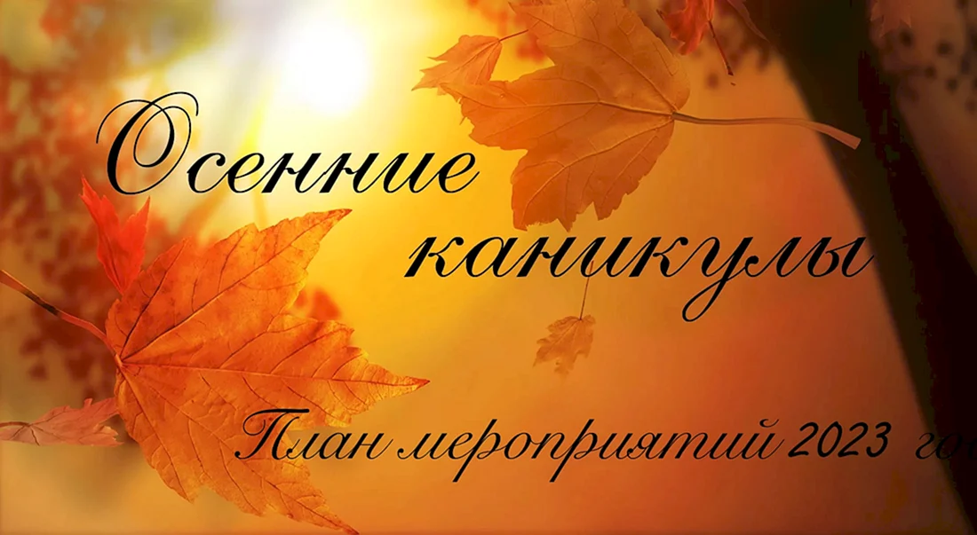 Осенние каникулы