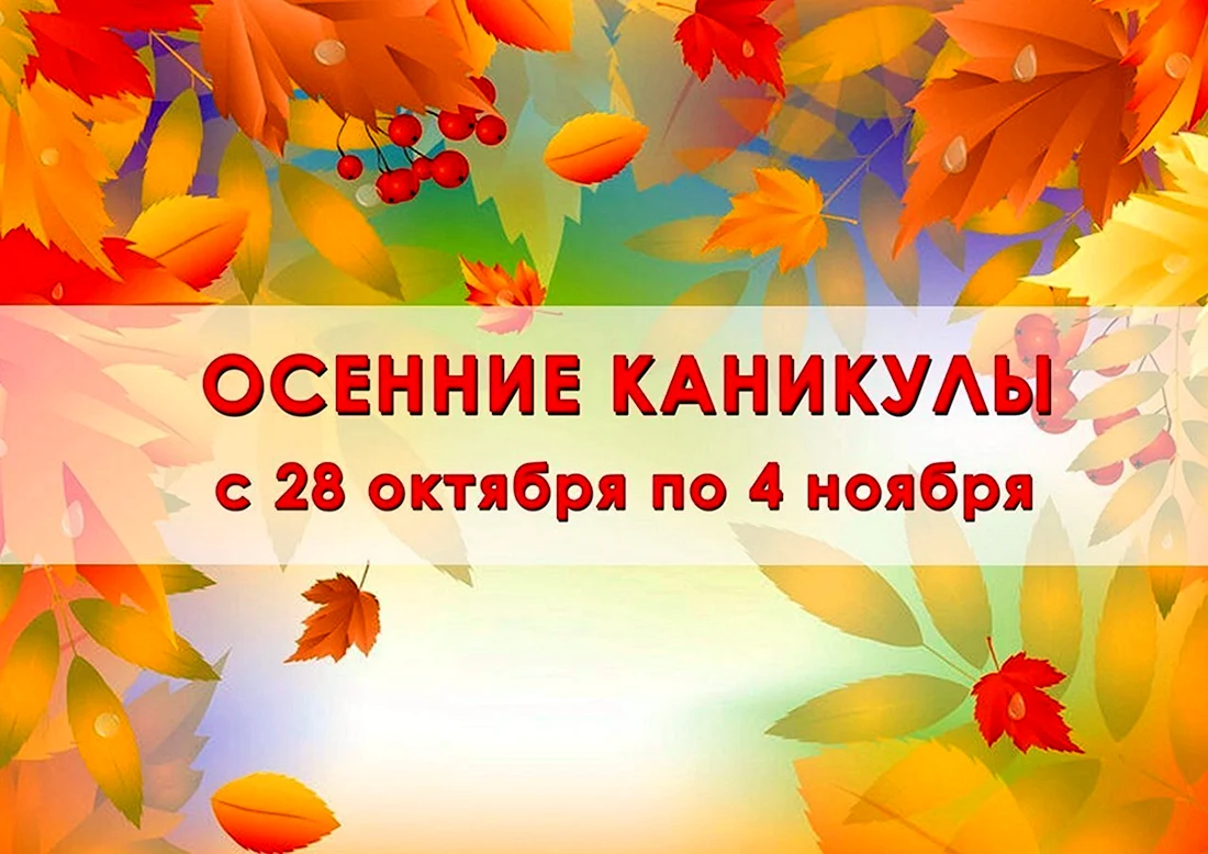 Осенние каникулы