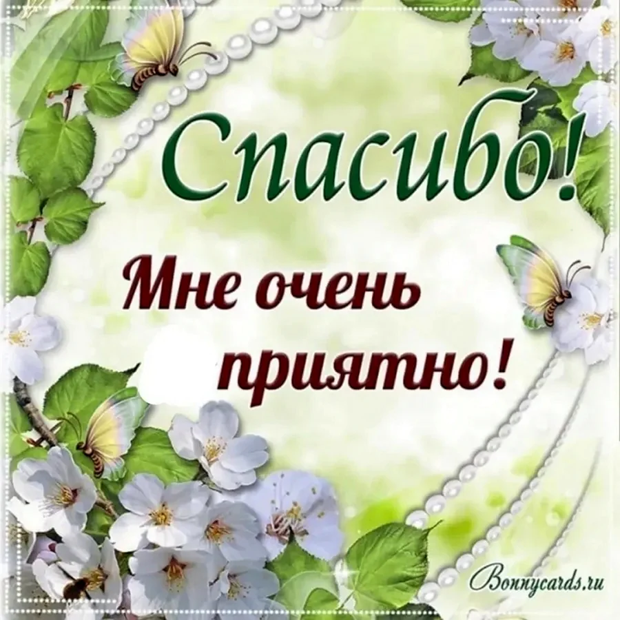 Открытки с благодарностью