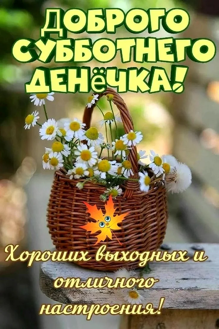 Открытки с добрым субботним днем