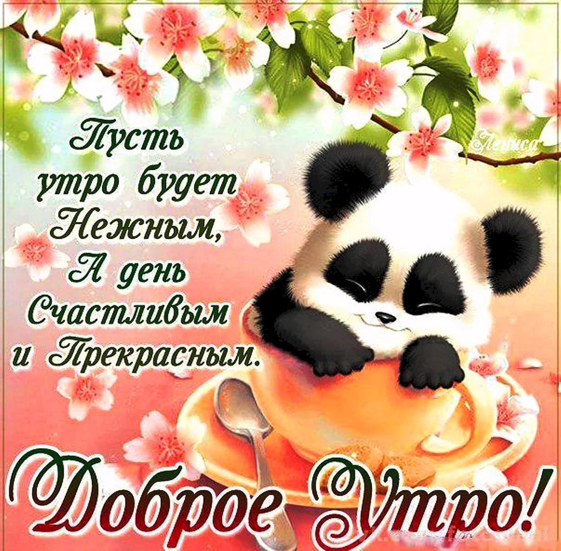 Открытки с добрым утром красивые