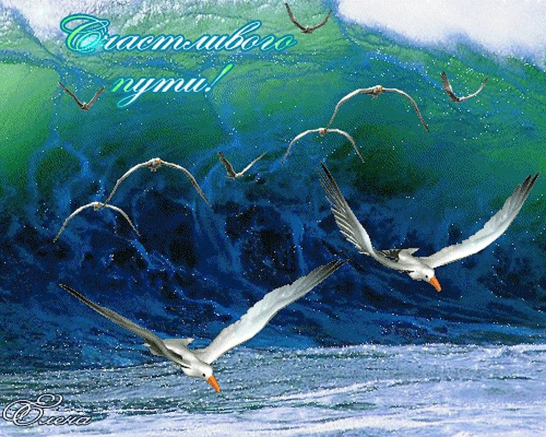 Открытки удачной поездки