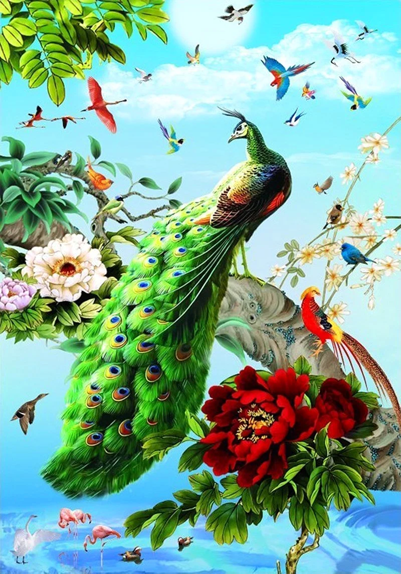 Painting Diamond алмазная мозаика Жар птица