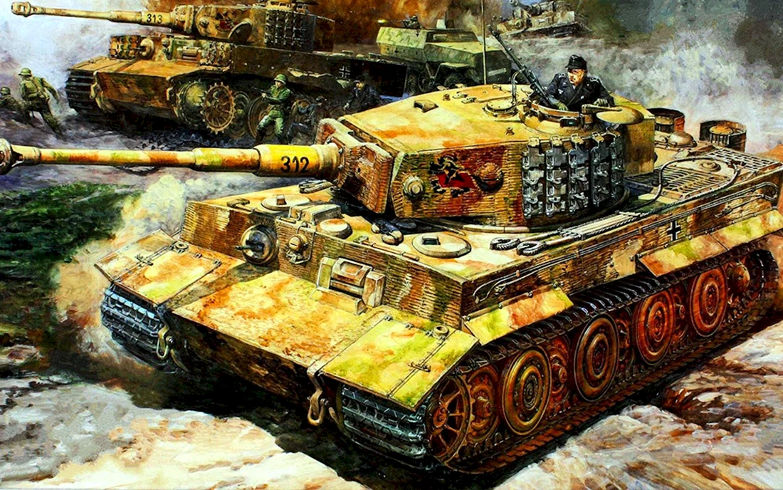 Panzerkampfwagen vi Ausf.h — e «тигр»