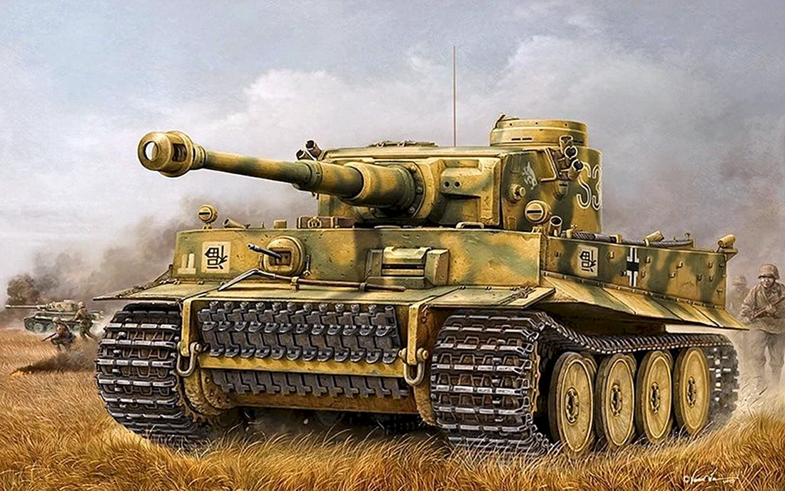 Panzerkampfwagen vi Ausf.h — e «тигр»
