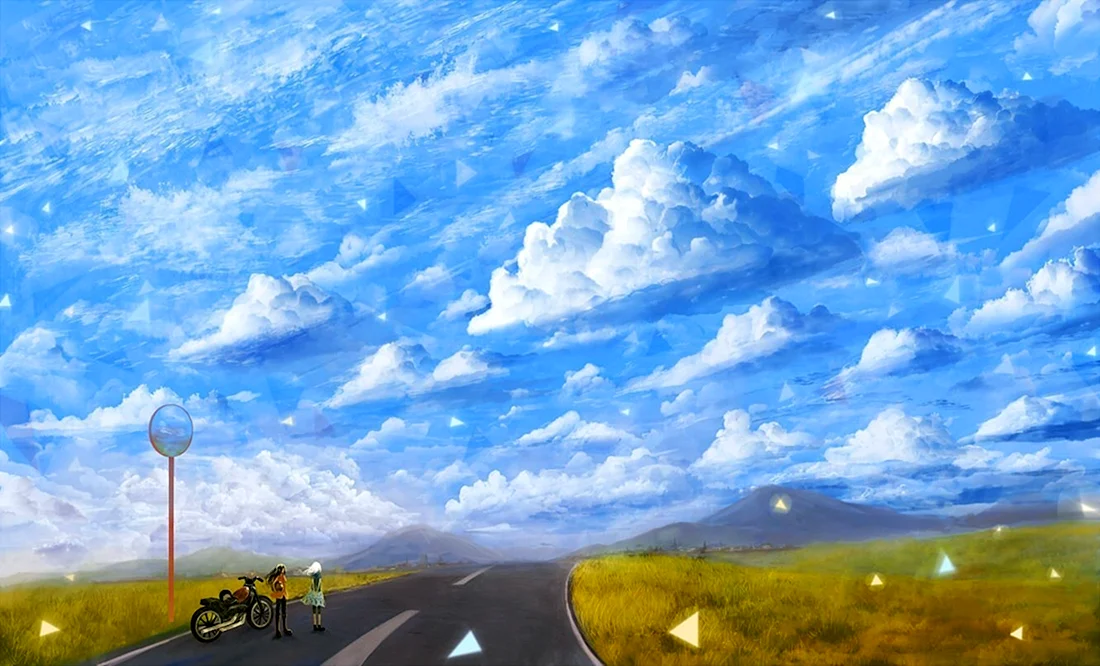 Пейзаж небо
