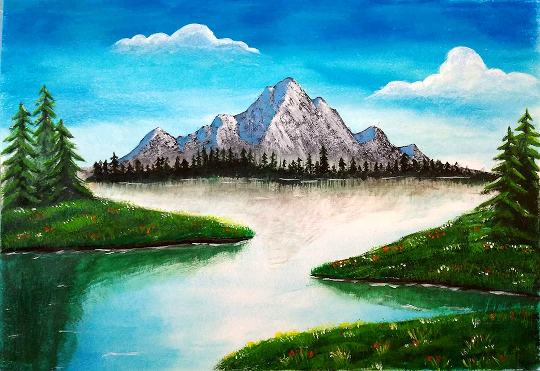 Пейзаж рисунок