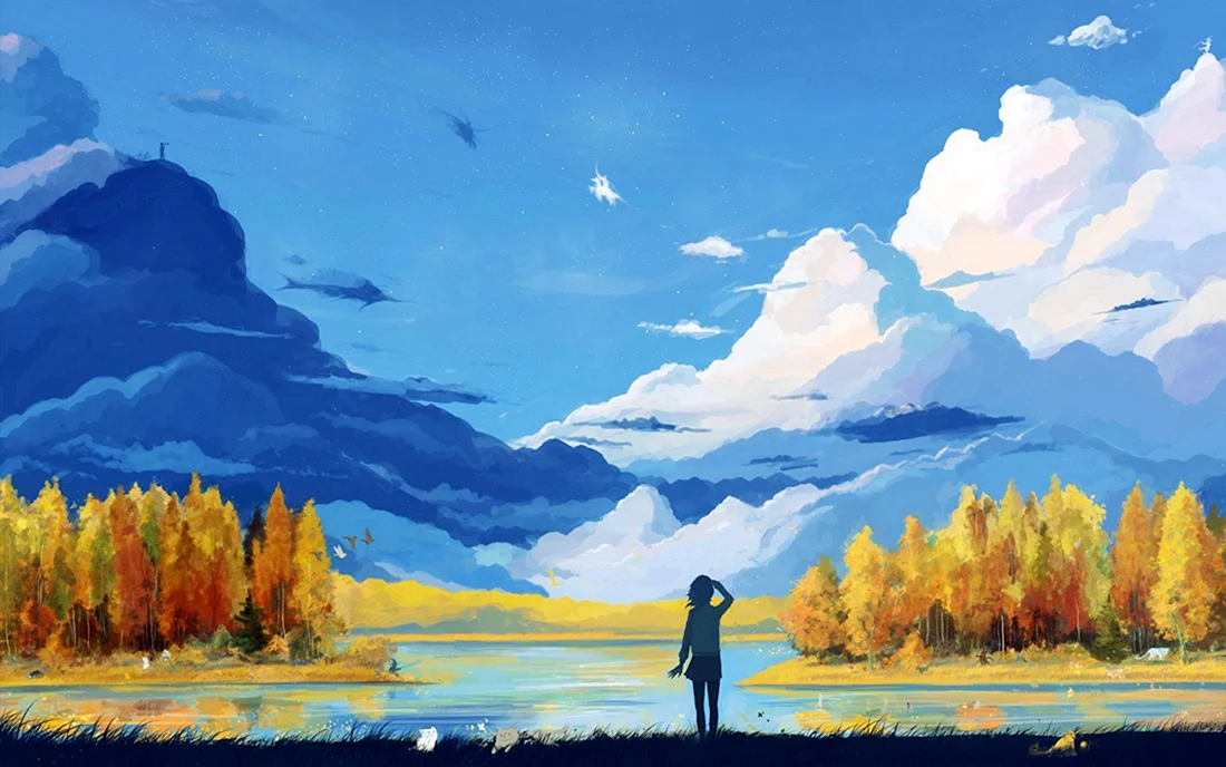 Пейзажи для рисования