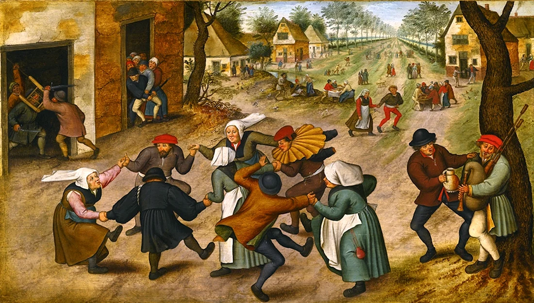 Питер брейгель «крестьянский танец» 1567