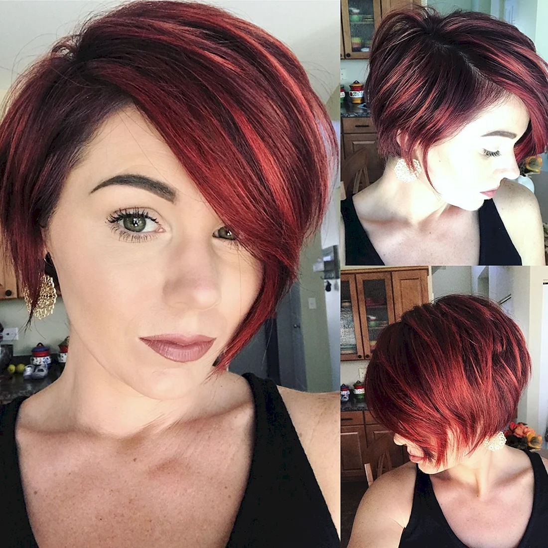 Pixie Bob стрижка красный