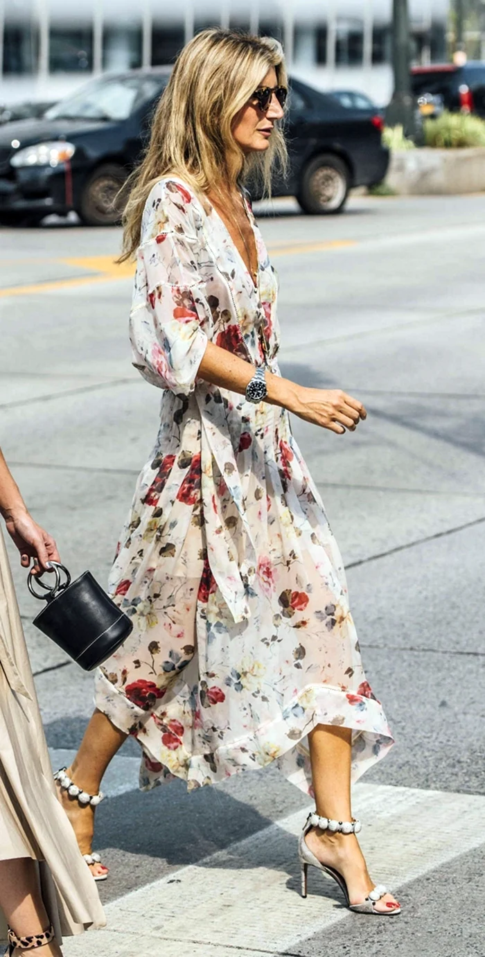 Платье миди 2022 Street Style