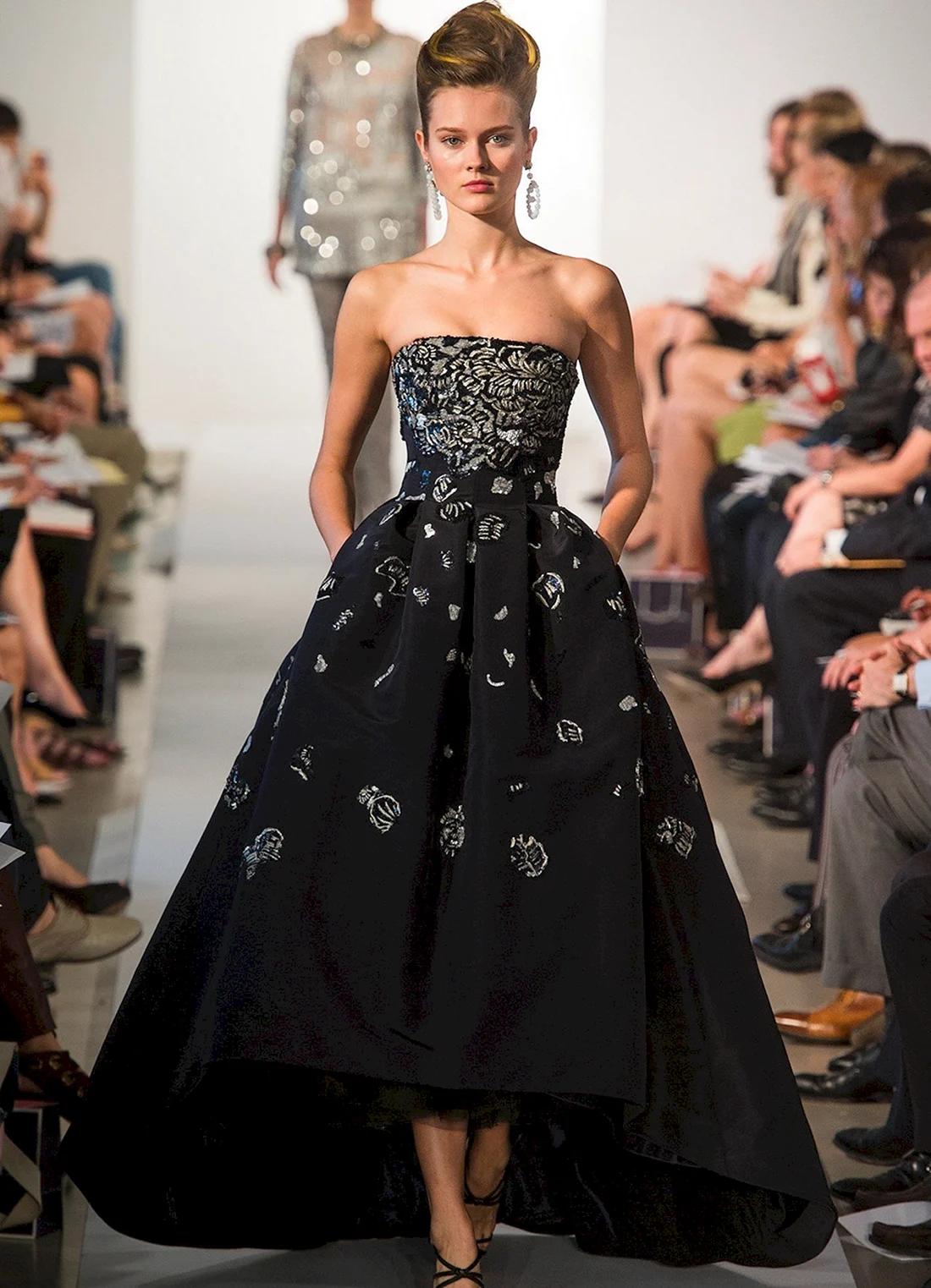 Платье Oscar de la Renta черное