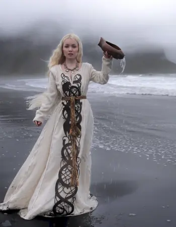 Платье в стиле викингов