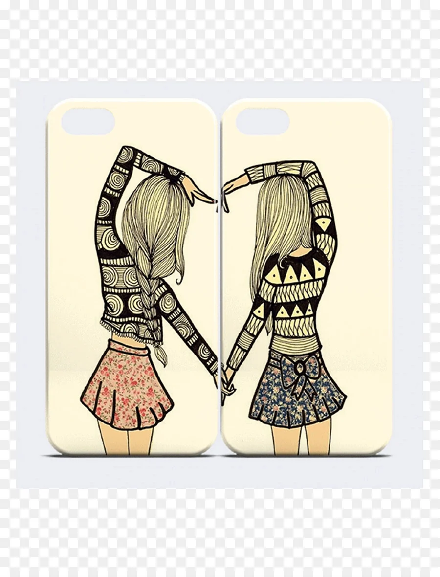 Подруги рисунок