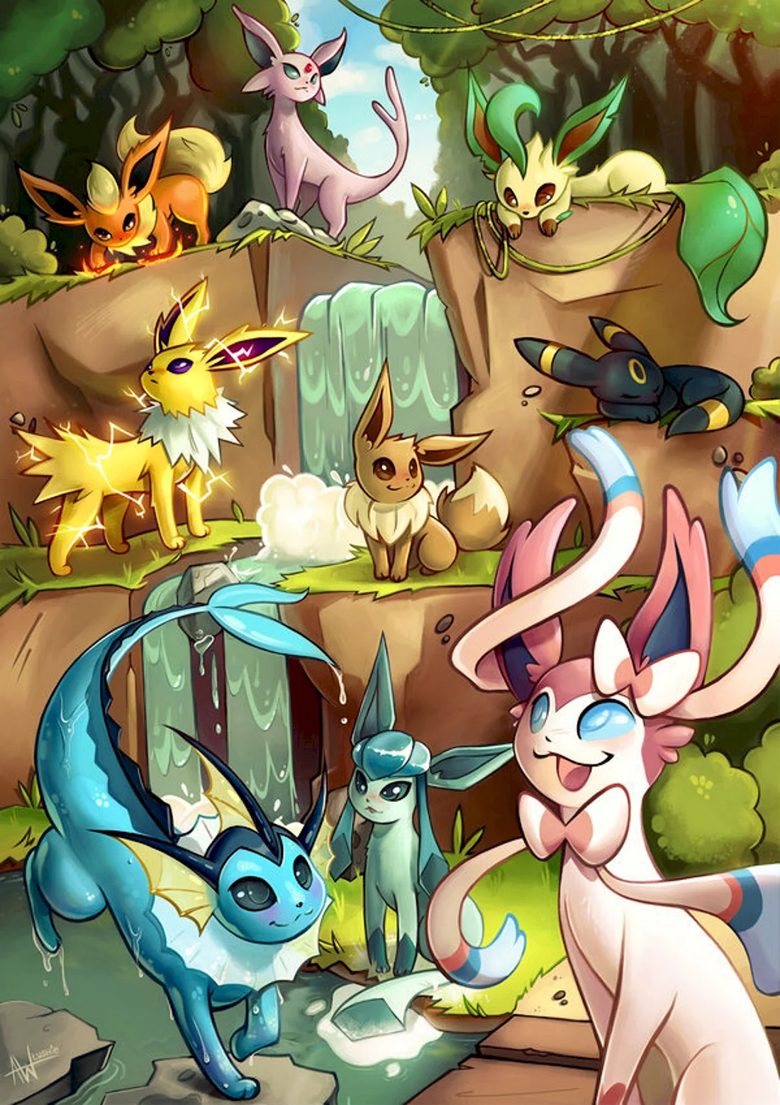 Pokemon Eevee Evolution