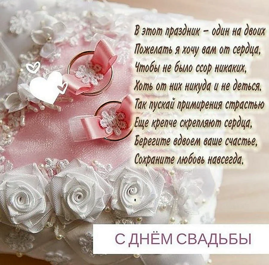Поздравлениясднёмсвадьбы