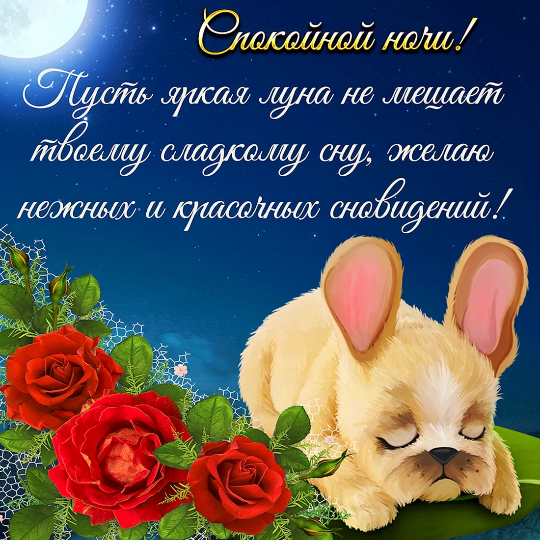 Пожелания спокойной ночи