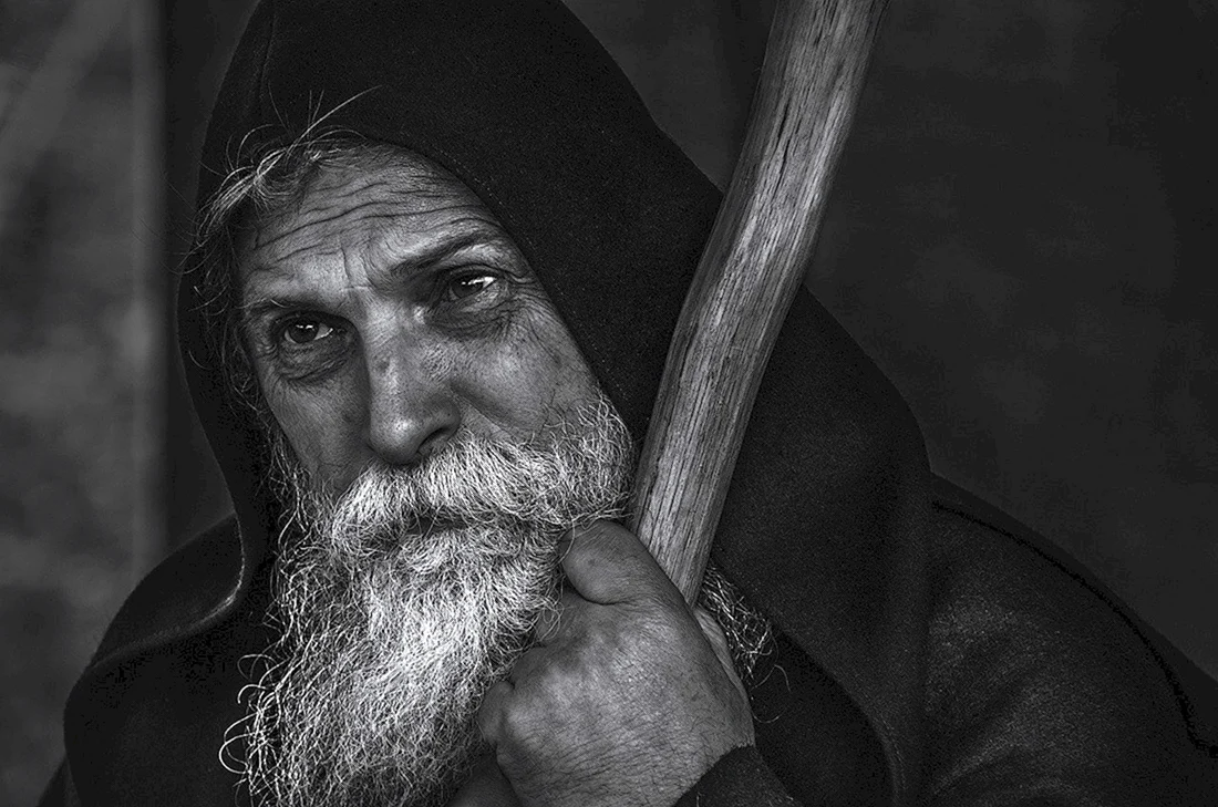 Православный монах аскет