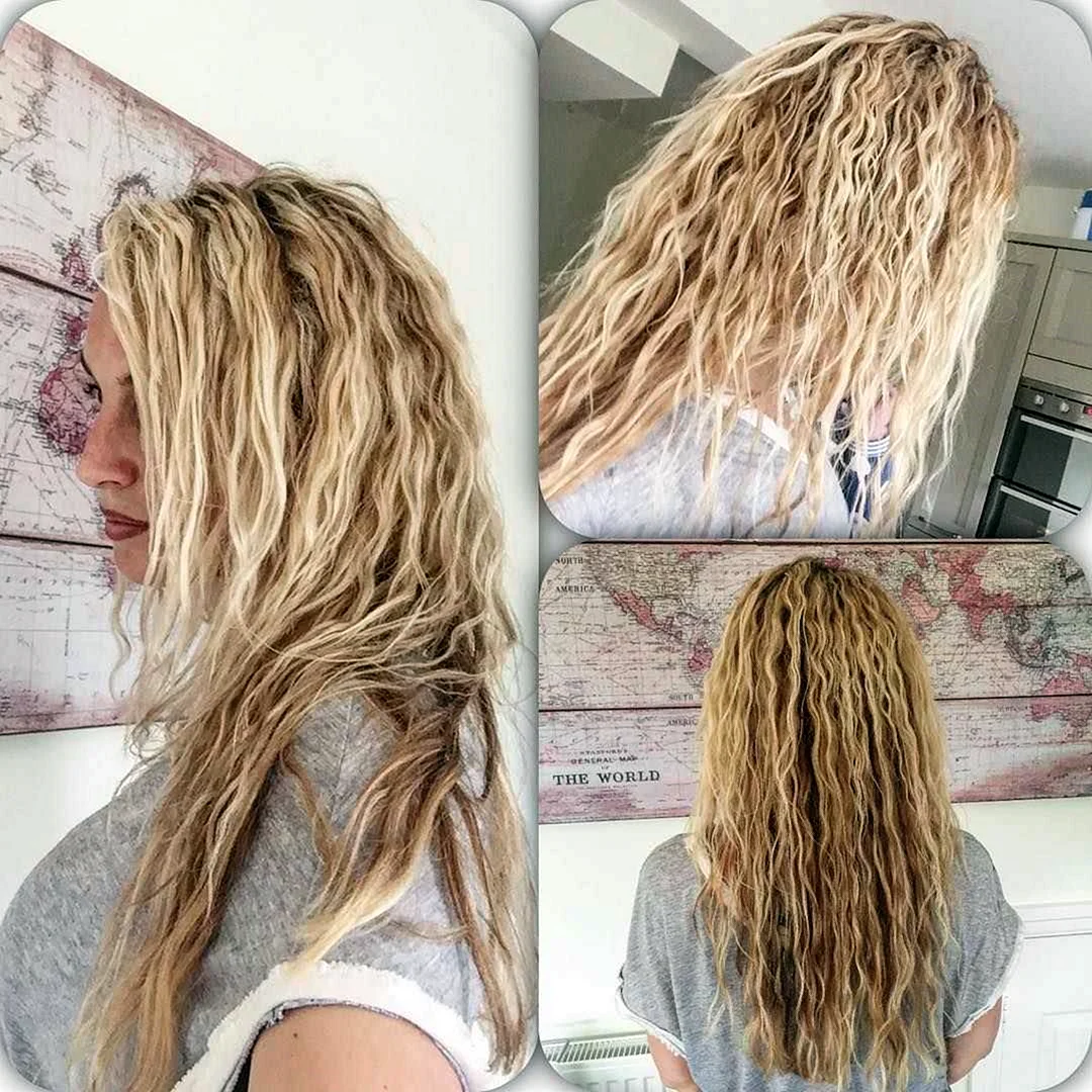 Прическа Beach Waves