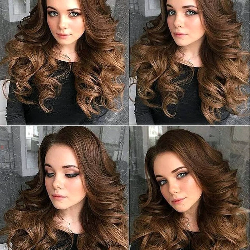 Прическа объемные Локоны