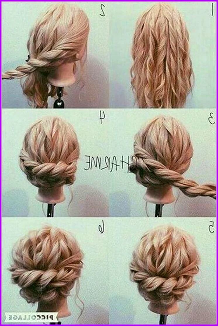 Прическа со жгутами