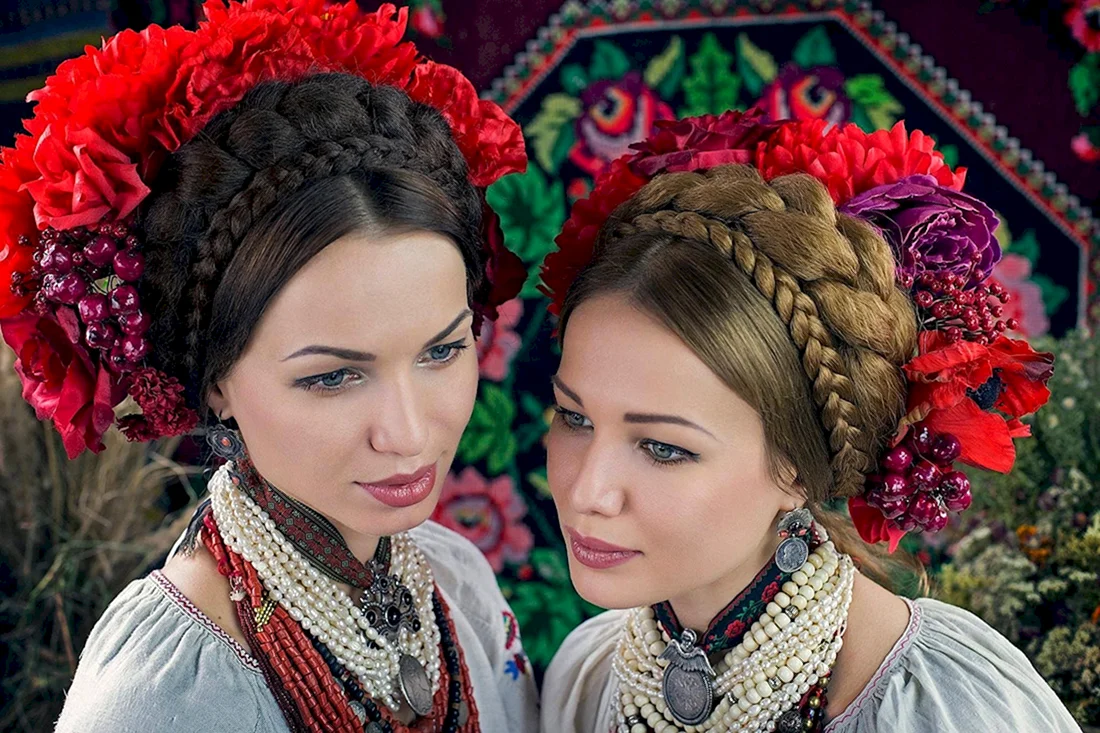 Прическа в русском народном стиле
