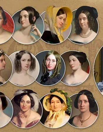 Причёски 19 века женские