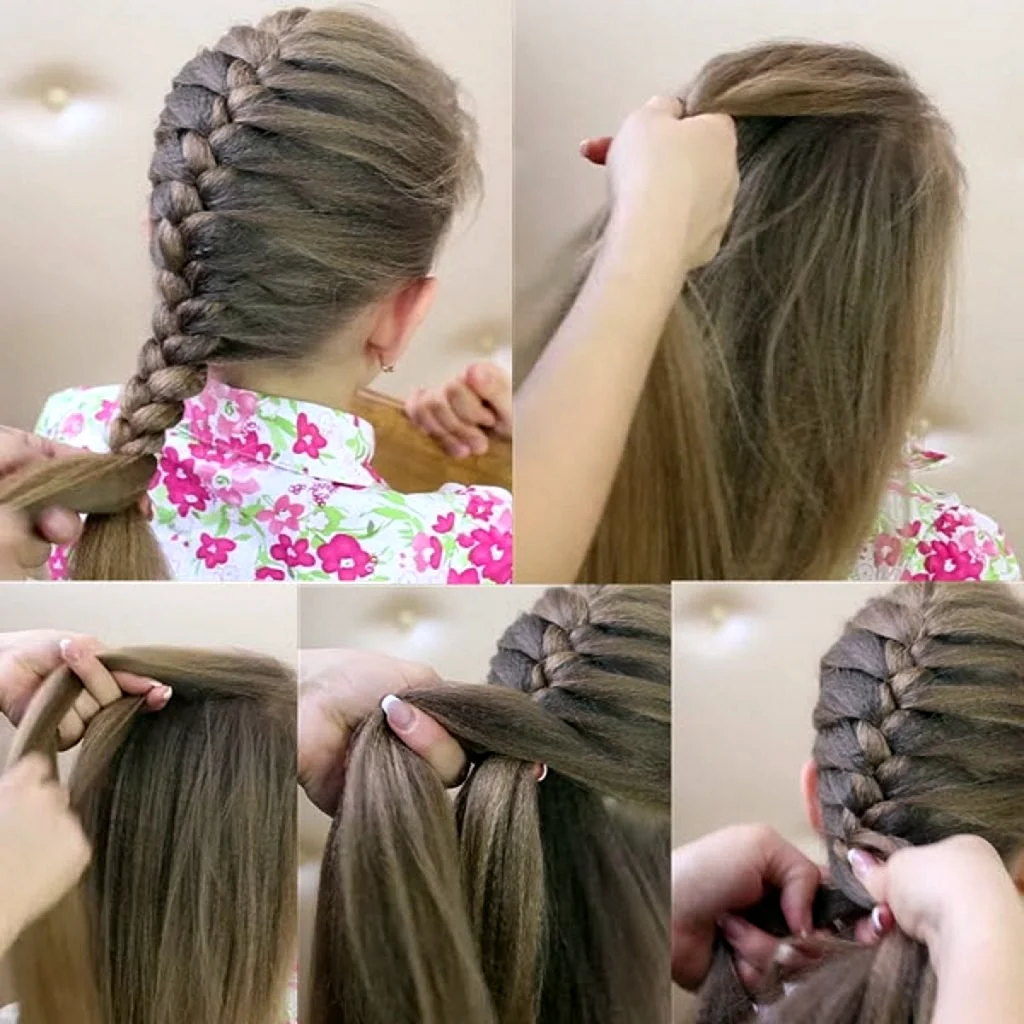 Причёски для девочек лёгкие