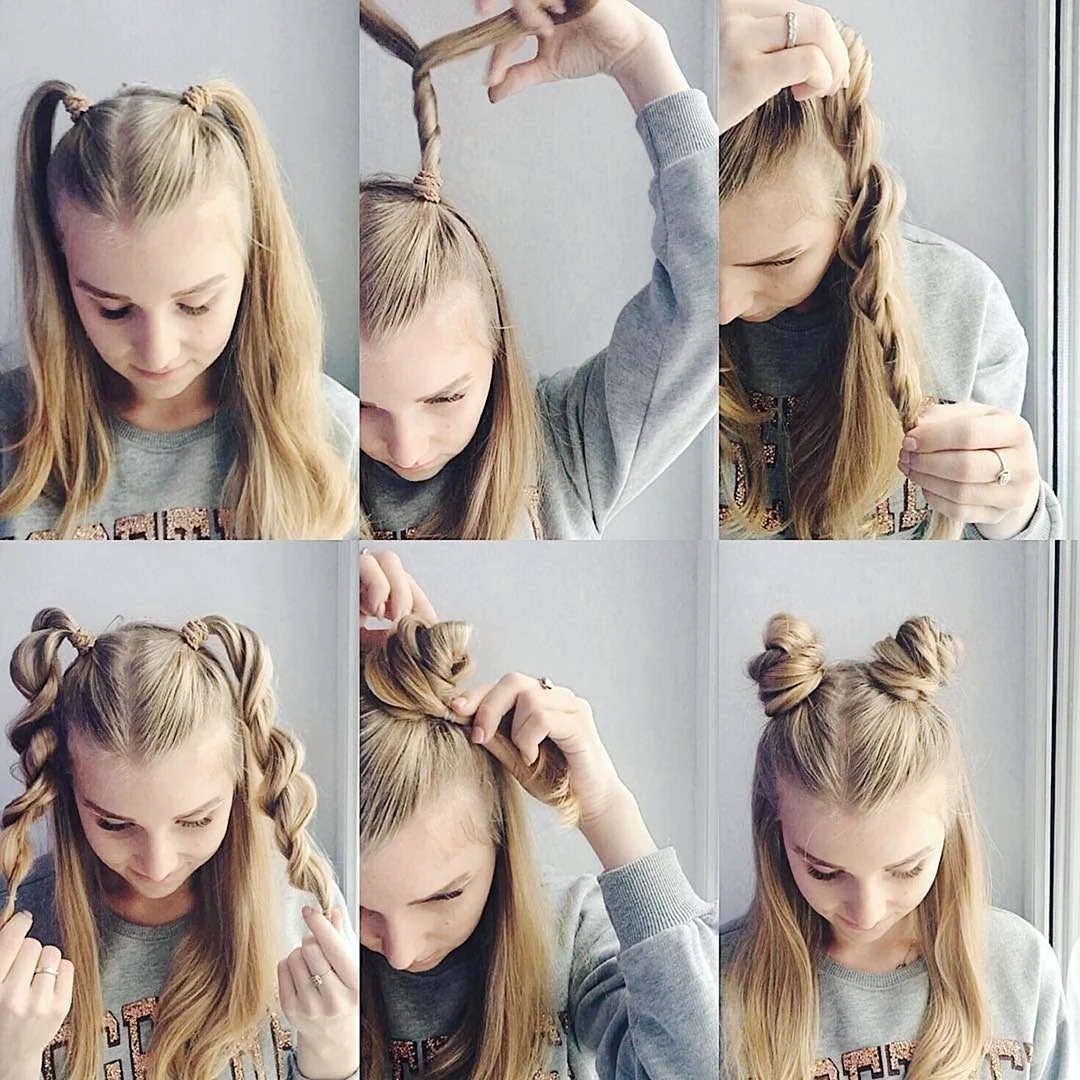 Прически в школу