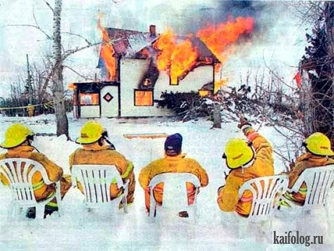 Прикольные картинки про пожарных
