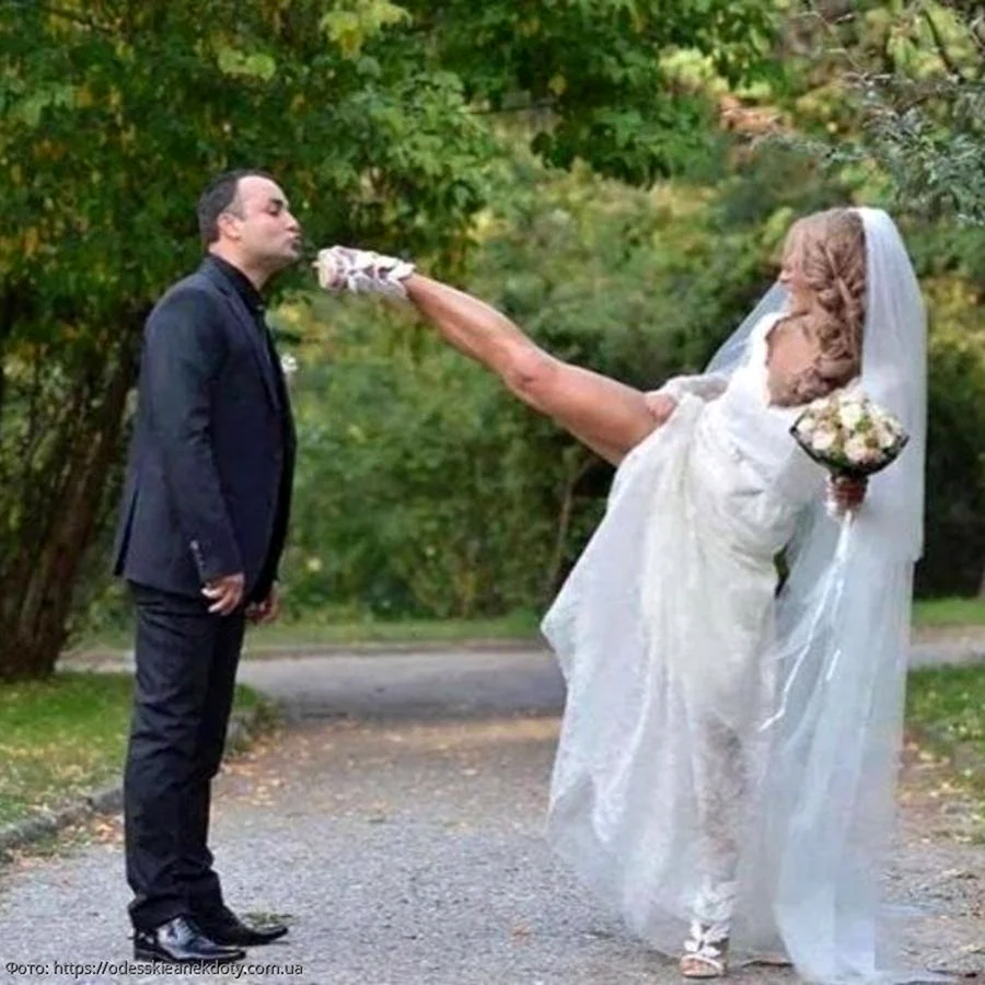 Прикольные Свадебные фотосессии