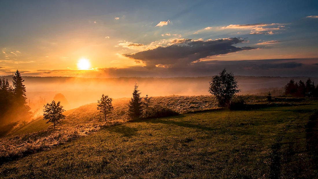Природа рассвет