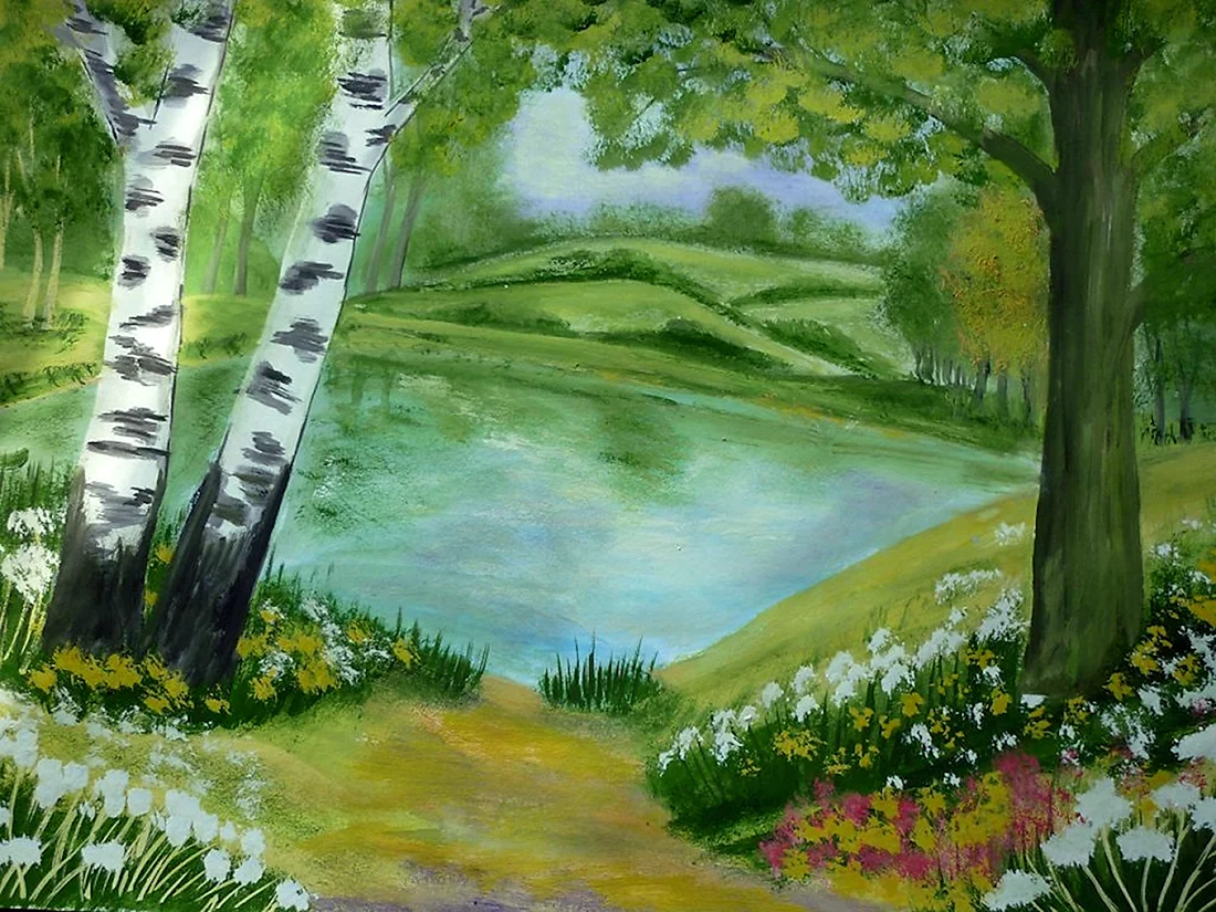 Природа рисунок