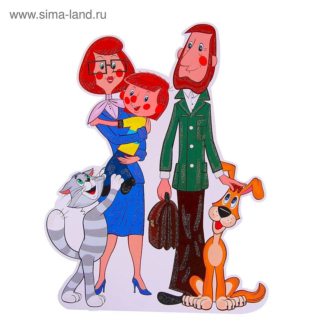 Простоквашино мама папа и дядя Федор