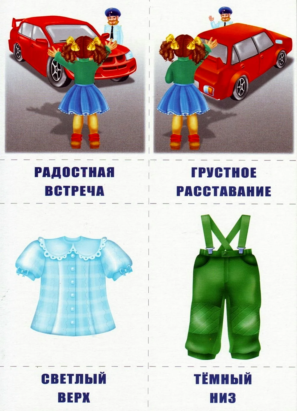 Противоположности для детей