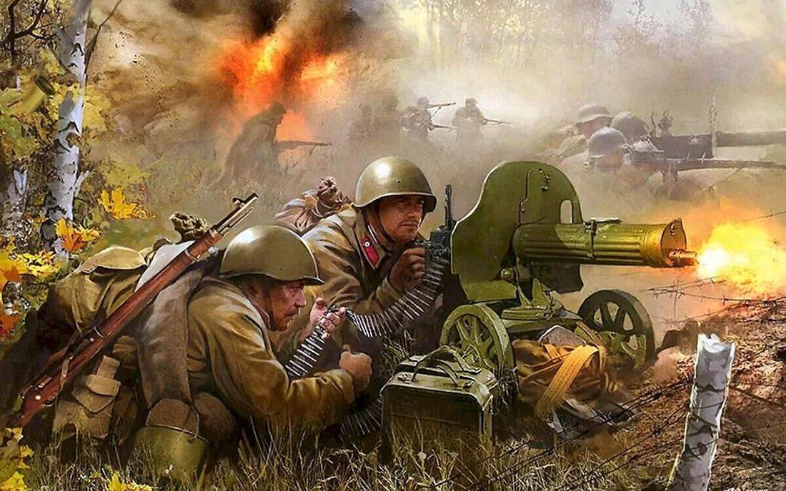 Пулеметчики Максим второй мировой войны