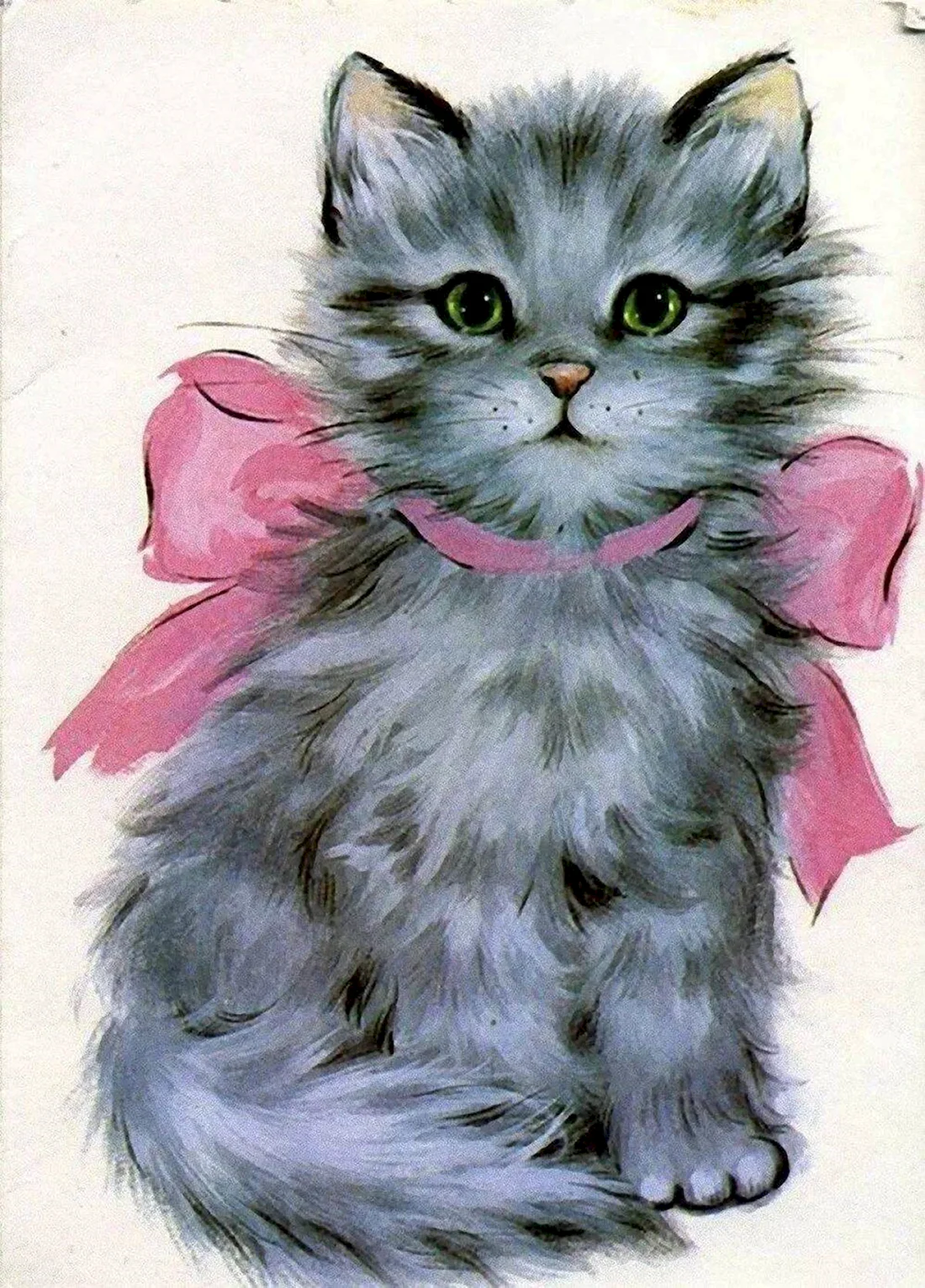 Пушистая кошка