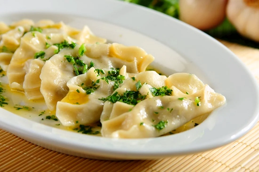 Равиоли с картофелем и грибами