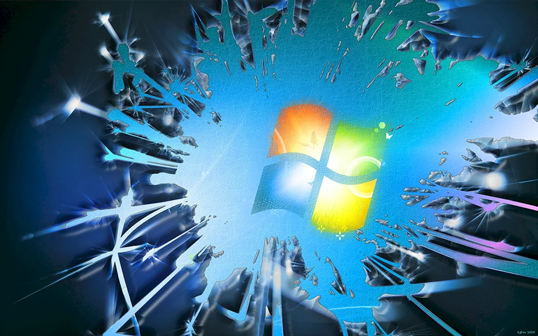 Разбитый экран Windows