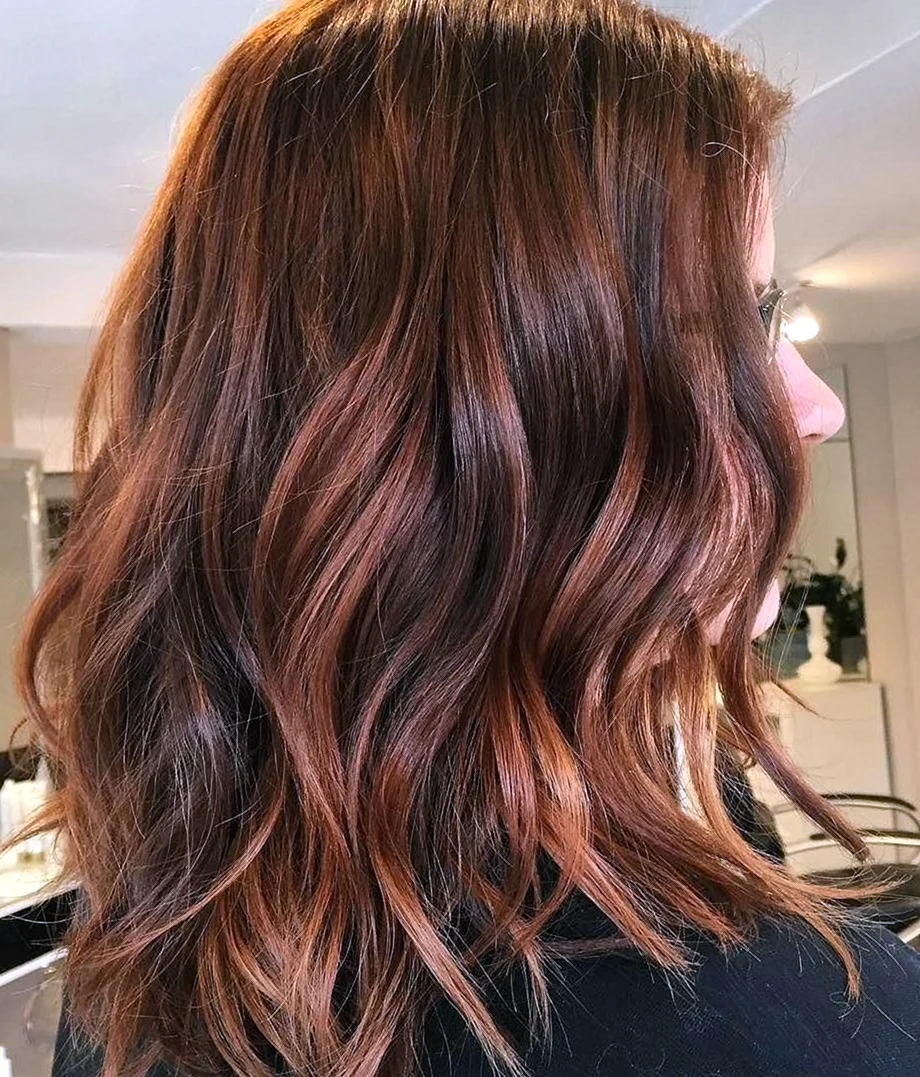 Reddish Brown hair Color