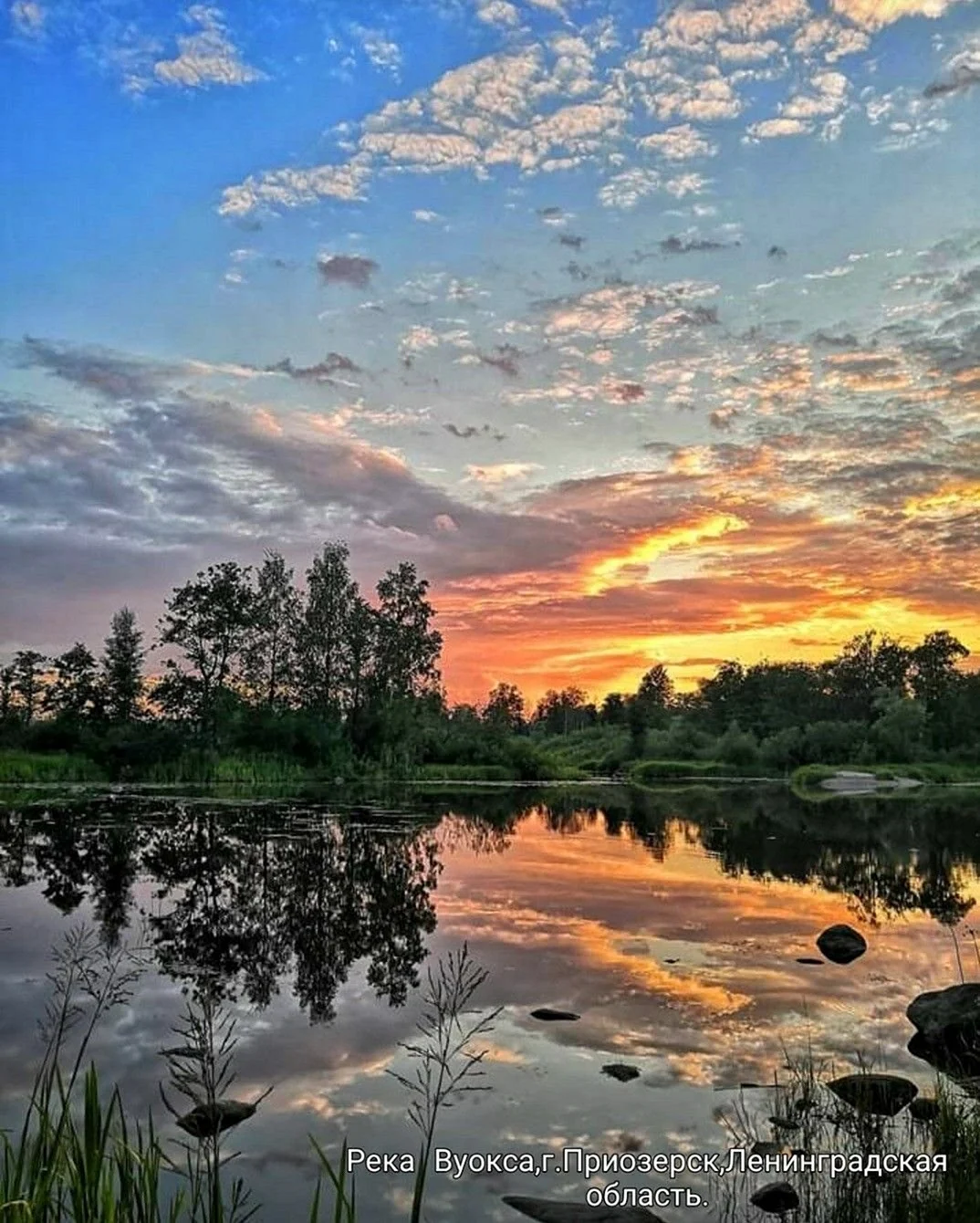 Река Вуокса Приозерск
