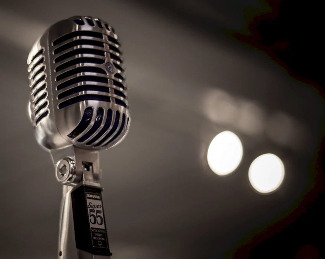 Ретро-микрофон Shure super 55