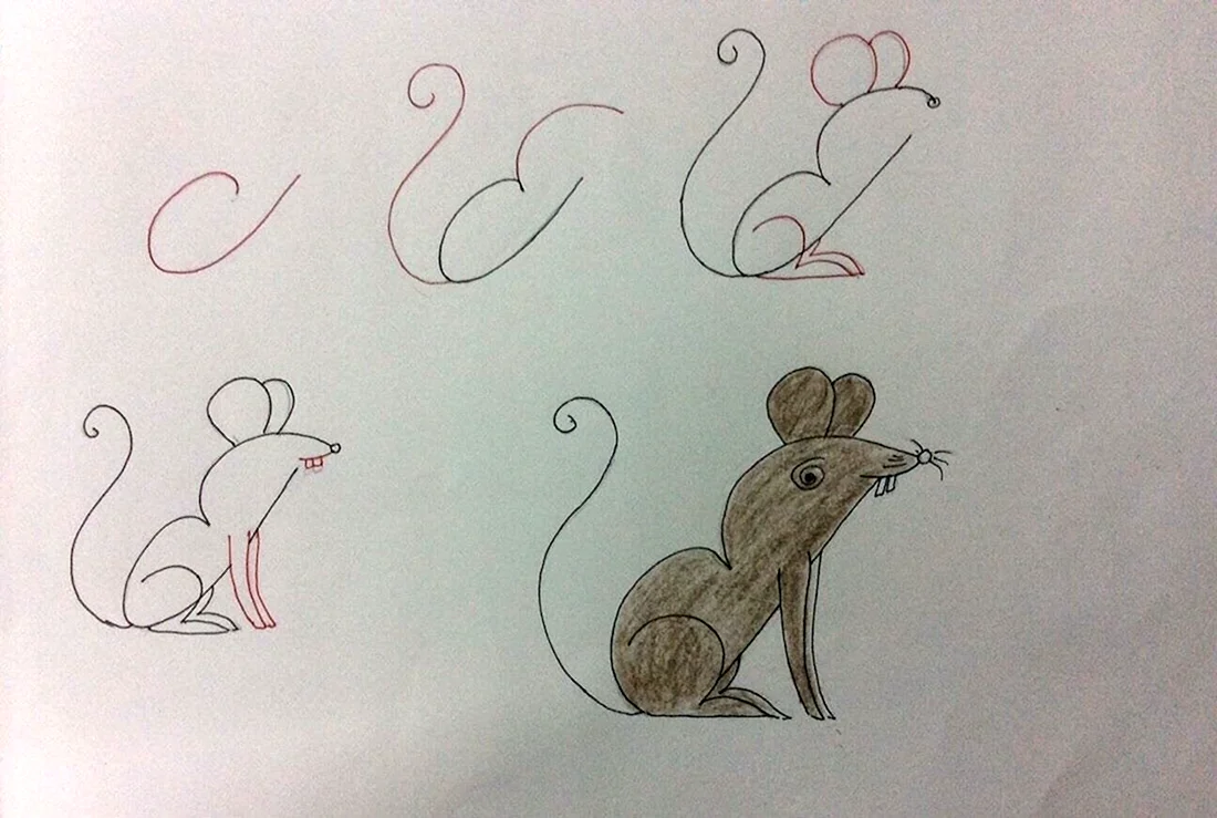 Рисование из цифр для детей