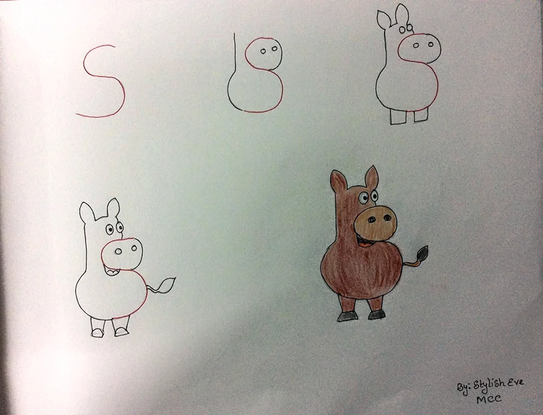 Рисуем из цифр животных