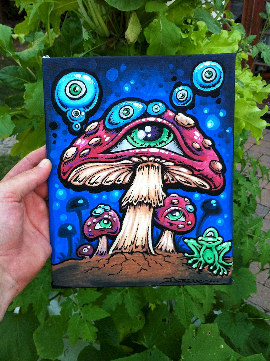 Рисунки акрилом