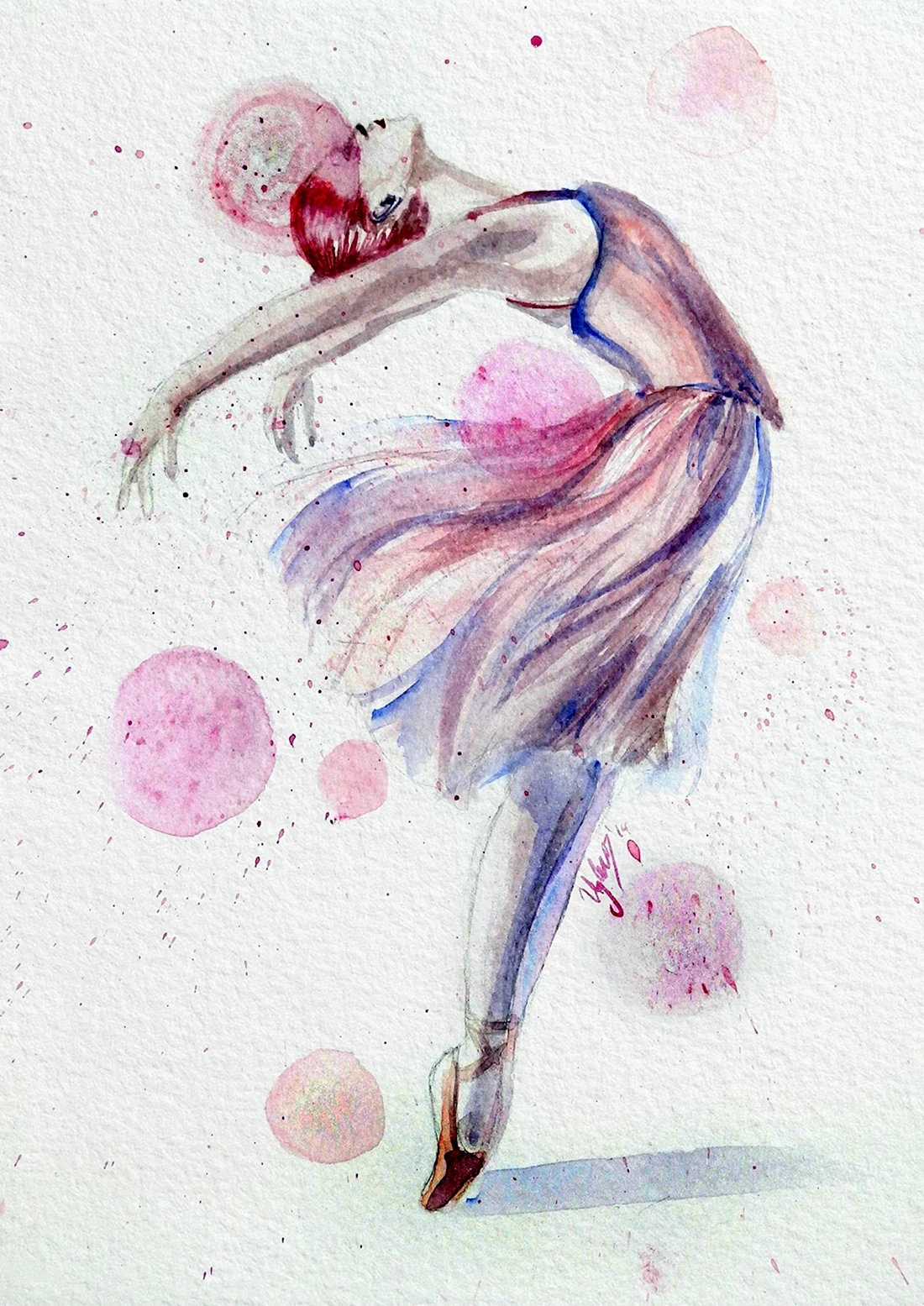 Рисунки акварелью