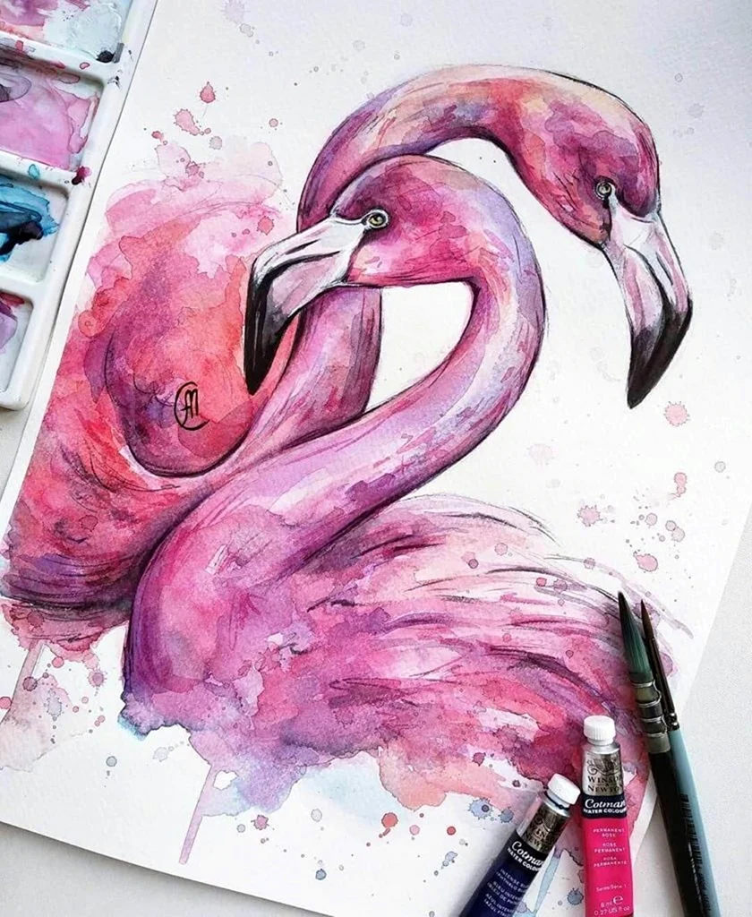 Рисунки акварелью