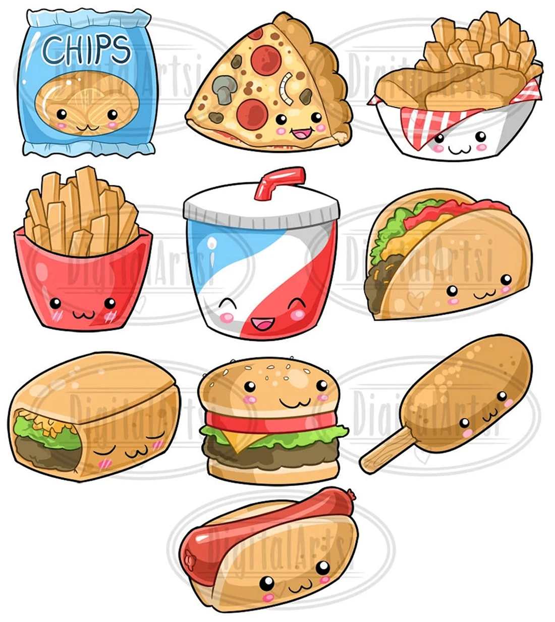 Рисунки еды