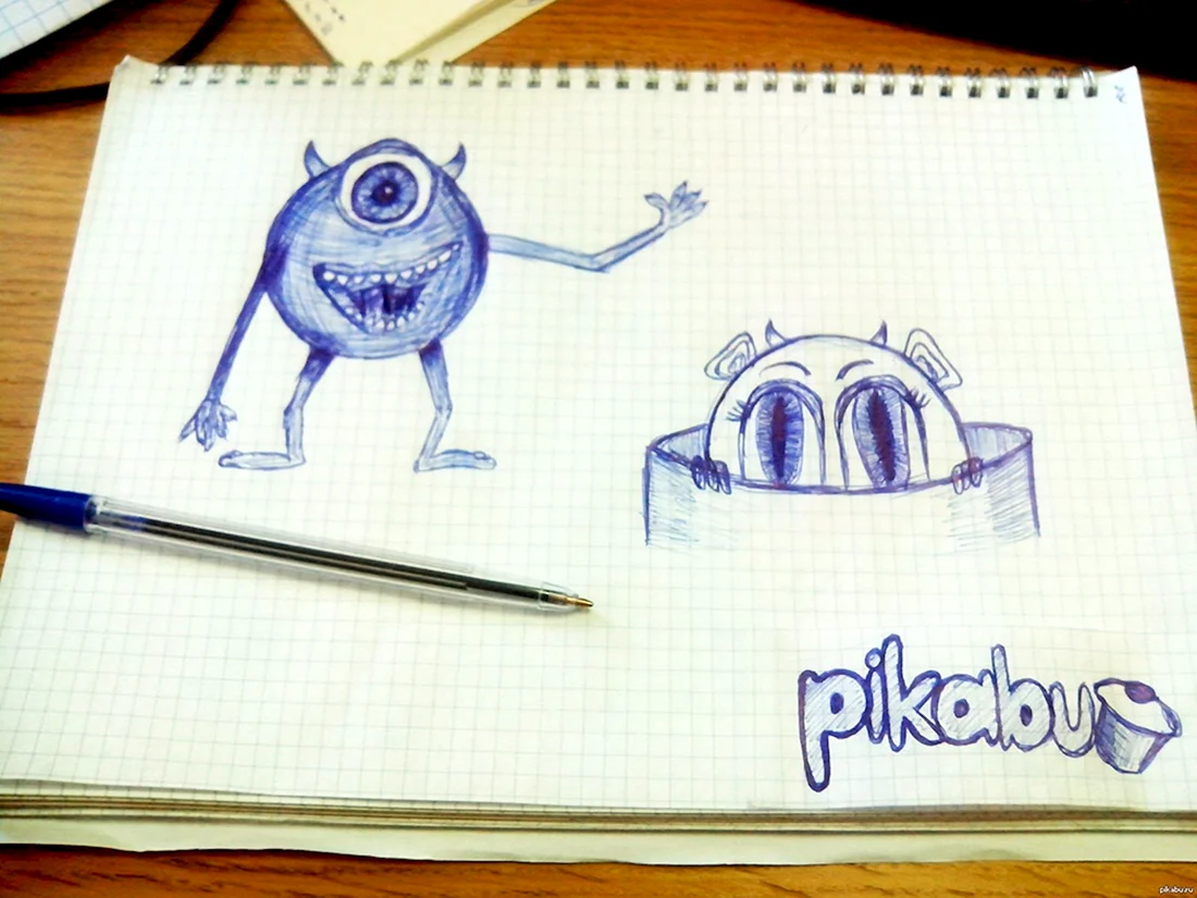 Рисунки ручкой
