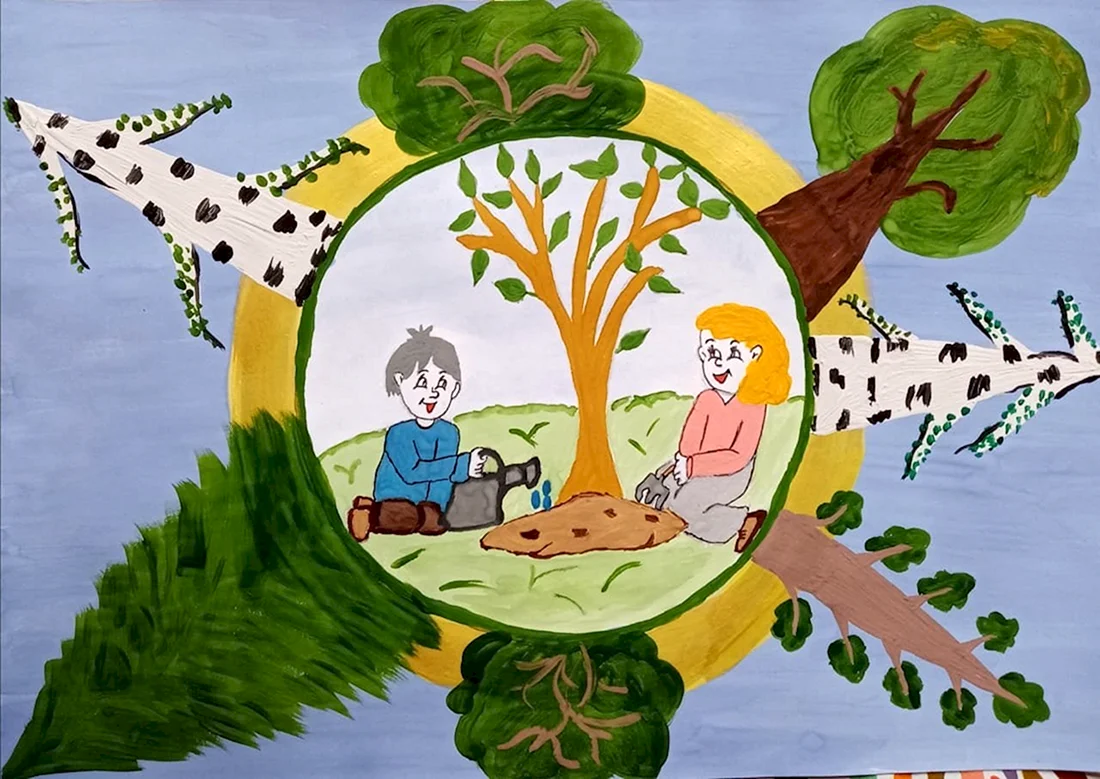 Рисунок на экологическую тему